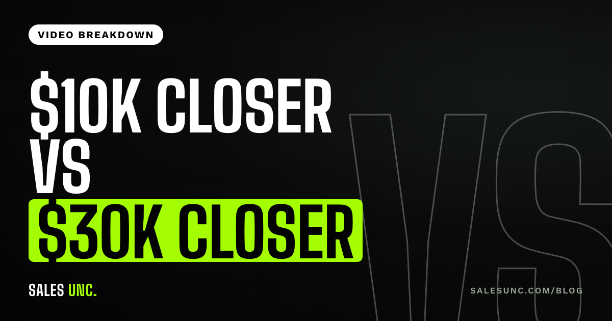$10K closer vs $30K closer